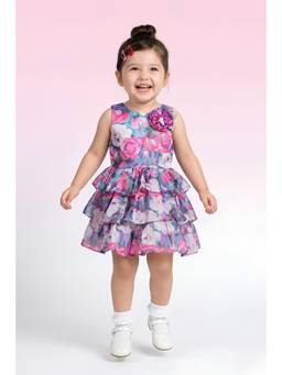 TINY GIRL - Tressel One Shoulder Floral Printed Dress