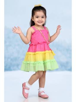 TINY GIRL - Tressel Sleeveless Colourblock Dress