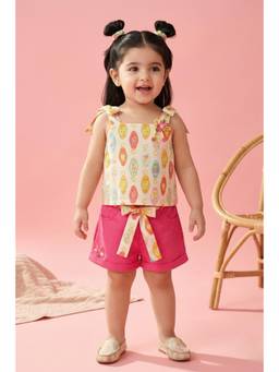TINY GIRL - Tressel Sleeveless Printed Top And Shorts