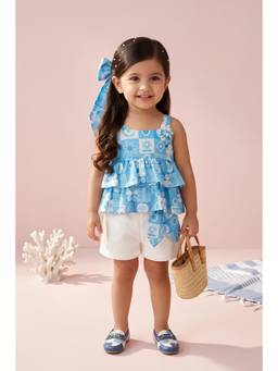 TINY GIRL - Tressel Sleeveless Printed Top And Shorts
