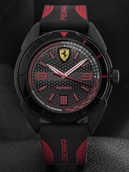 Scuderia Ferrari - Black Forza Round Dial Analog Watch - 0830515