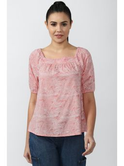 Van Heusen - Pink Top Printed