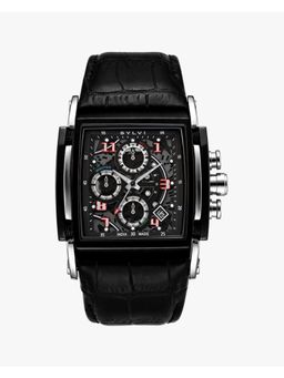Sylvi - DOMINATOR Black Square Dial Chronograph mens watch