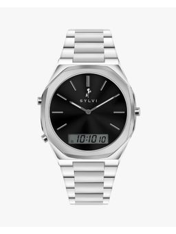 Sylvi - Timeshift Dual time slim luxury watch for men