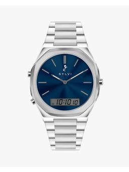 Sylvi - Timeshift Dual time slim luxury watch for men