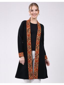 Monte Carlo - Black Women Full Sleeve Cardigan