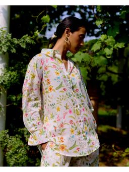 Farm Loom - Taylor Peach Collar Neck Shirt