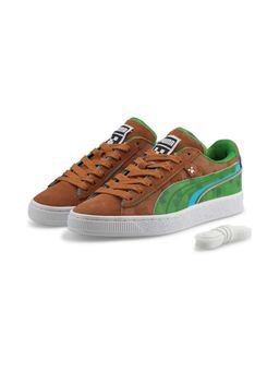 Puma - Suede Minecraft Jr Kids Unisex Brown Casual Shoes