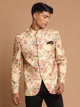 Vastramay - Men's Beige Jodhpuri