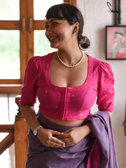 Suta - Women Woven Stitched Blouse