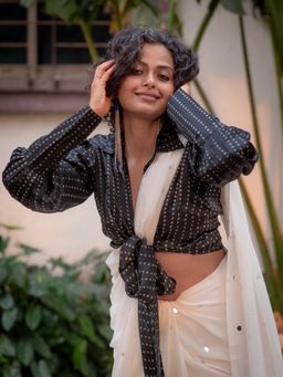 Suta - Women Printed Stitched Blouse