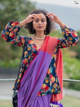 Suta - Women Floral Printed Stitched Blouse
