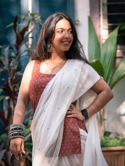 Suta - Women Floral Printed Stitched Blouse
