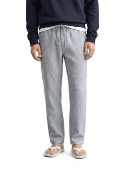 The Indian Garage Co - Men Relaxed Fit Solid Mid-Rise Grey Trouser