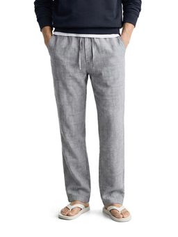 The Indian Garage Co - Men Relaxed Fit Solid Mid-Rise Black Trouser