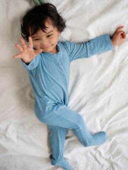 Cocoon Care - Solid Full Sleeve Foodet Baby Romper