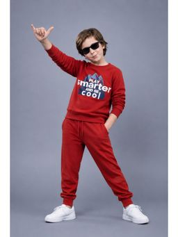 PLUM TREE - Boys Premium Soft Cotton full sleeve T-shirt & joggers