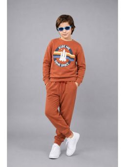 PLUM TREE - Boys Premium Soft Cotton full sleeve T-shirt & joggers