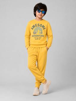 PLUM TREE - Boys Premium Soft Cotton full sleeve T-shirt and jogger pant Clothing Set