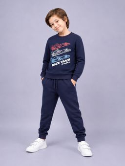 PLUM TREE - Boys Premium Soft Cotton full sleeve T-shirt & joggers