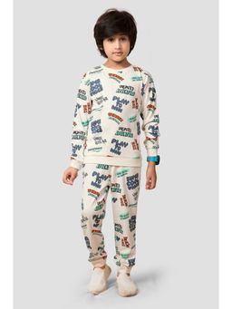 PLUM TREE - Boys Premium Soft Cotton full sleeve T-shirt and jogger pant Clothing Set