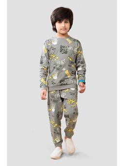 PLUM TREE - Boys Premium Soft Cotton full sleeve T-shirt and jogger pant Clothing Set