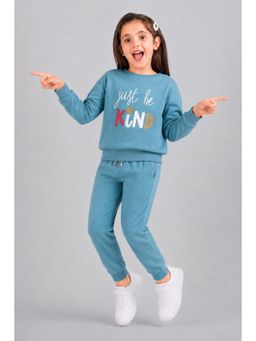 PLUM TREE - Girls Premium Soft Cotton Full sleeve T-shirt & joggers