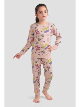 PLUM TREE - Girls Premium Soft Cotton Full sleeve T-shirt & joggers