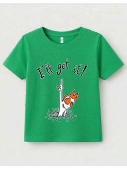 KAVEE - Pure Cotton Biowashed Half Sleeves I Will Get It Printed T-shirt