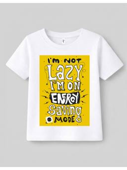 KAVEE - Pure Cotton Biowashed Half Sleeves Typography T-shirt