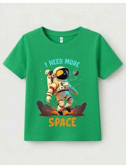 KAVEE - Pure Cotton Biowashed Half Sleeves Astronaut Printed T-shirt