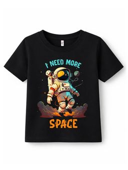 KAVEE - Pure Cotton Biowashed Half Sleeves Astronaut Printed T-shirt