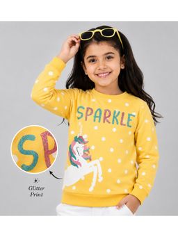 PLUM TREE - Girls Premium Soft cotton full sleeve Round Neck Sweatshirt