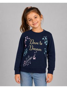 PLUM TREE - Girls Premium Soft cotton full sleeve Round Neck Sweatshirt