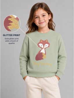 PLUM TREE - Girls Premium Soft cotton full sleeve Round Neck Sweatshirt