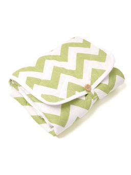 TIDY SLEEP - On The Go Chevron Green Mat