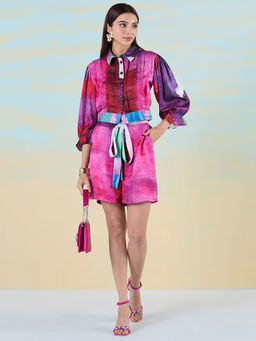 Navyasa By Liva - Womens Pink Printed Reverie