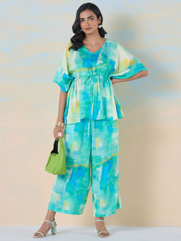 Navyasa By Liva - Womens Blue Mystic Bloom