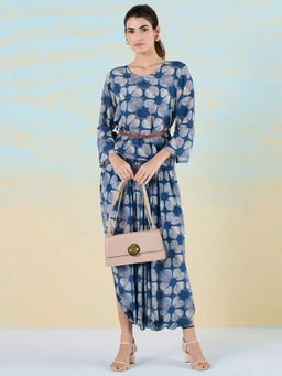 Navyasa By Liva - Womens Blue Blooming Harmony