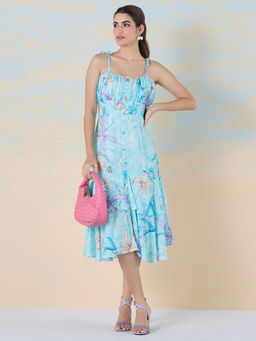 Navyasa By Liva - Womens Blue Spring Serenade