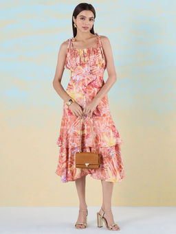 Navyasa By Liva - Womens Brown Spring Serenade