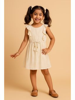 Miyo - Girls Ruffle Detail Fit and Flare Dress