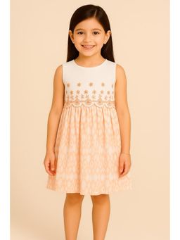 Miyo - Girls Embroidered Fit and Flare Dress
