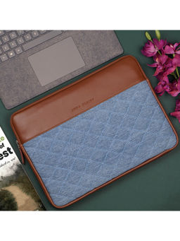 Anna Claire - Unisex Denim & PU Laptop Sleeve