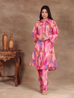 Aravalii - Multi-Color Radiant Brushstroke Co-Ord