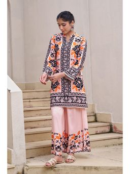 Nehamta - Women Pink Rayon Co-Ord