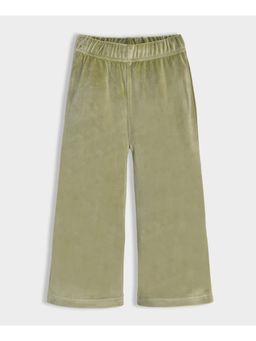 Mi Arcus - Solid Green Flared Legging for Girls