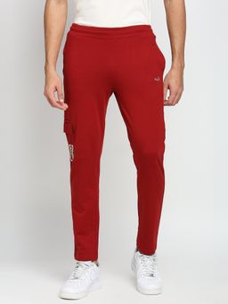 FITZ - Solids Cotton Blend Regular Fit Track Pants