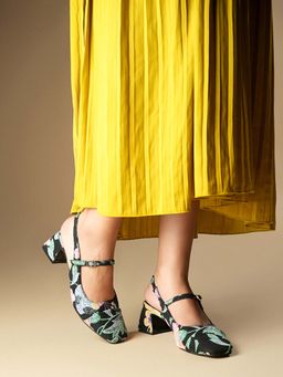 Theater - Women Mylti-Color Twiggy Minola Floral Block Heels