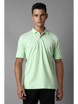 Louis Philippe - Men Printed Polo T-Shirt